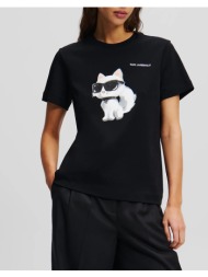 karl lagerfeld ikon aquarelle c t-shirt a2w17119-999 black