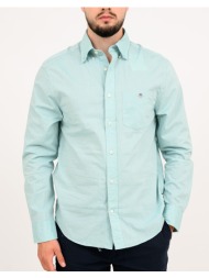 gant υποκαμισο μμ reg poplin shirt 3g3000100-323 aqua