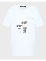 karl lagerfeld ikon duo aquarelle t-shirt a3w17077-100 white