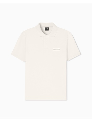 armani exchange polo shirt xm002390af13026-u1074 cream