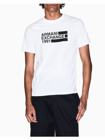 armani exchange t-shirt xm002788af10356-u0009 white