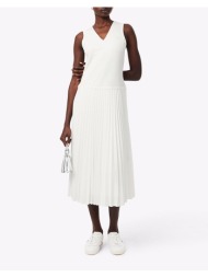 lacoste φορεμα χμ dress 3ef2432-70v offwhite