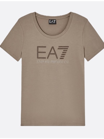 ea7 t-shirt 7w000536af10373-u6167 sandybrown σε προσφορά