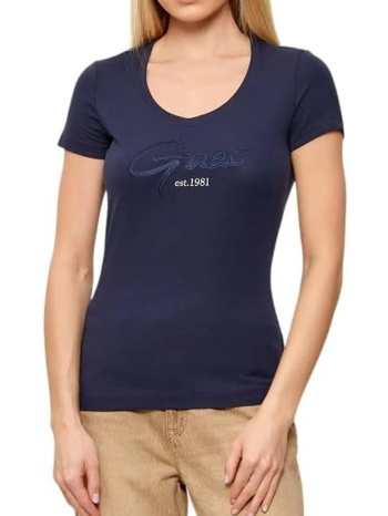 guess ss cn guess script tee μπλουζα γυναικειο σε προσφορά