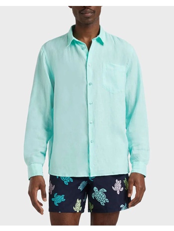 vilebrequin chemise crse3u01-432v aqua