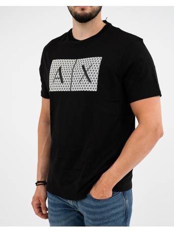 armani exchange t-shirt 8nztckz8h4z-1200 black σε προσφορά