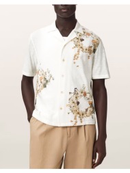 all saints fleur lis ss shirt m106se-ecru ecru