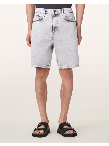 all saints lenny short m076te-bleached grey denimgray σε προσφορά