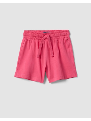ovs short solid jersey 2659897-pink flambe fuchsia