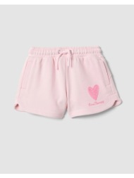 ovs short w/heart 2604026-pink pink