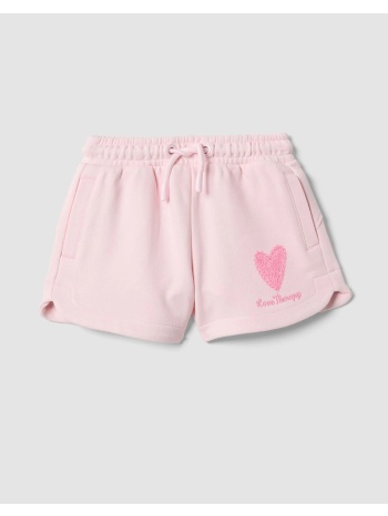 ovs short w/heart 2604026-pink pink