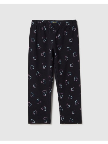 ovs legging 3/4 aop glitter 2575612-black beauty black σε προσφορά