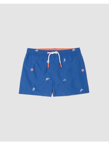 ovs swim short aop 2566388-nouvean navy blue