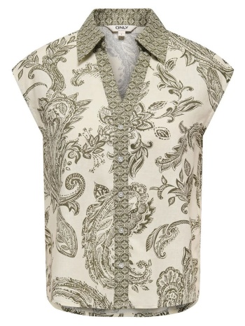 only onlmisa leya s/l paisley shirt wvn 15373649-ivy σε προσφορά