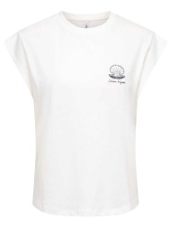 only onlshelina s/s top box jrs 15374720-cloud dancershinebright offwhite