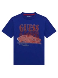 guess oversize ss t-shirt μπλουζα παιδικο boy l6ri08k8hm4-a70k blue