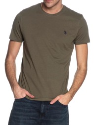 us polo assn mick 000148 eh33 t-shirt ss μπλουζα ανδρικο. us43154015p400-146 darkolivegreen