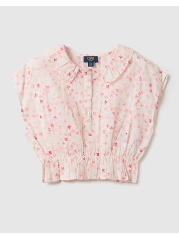 ovs aop shirt 2575658-white alyssum multi