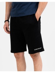 guess jeans gj reg embro shorts σορτς ανδρικο m5gd49kcpr1-jblk black