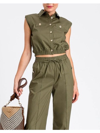 twinset πουκαμισο 261tt2233-00914 darkgreen σε προσφορά