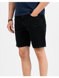 antony morato mmds00084fa7001431w02263 min of 10 denim short tom regular fit in rigid black-black de