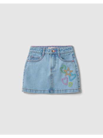 ovs denim skirt 2559632-light blue denimlightblue