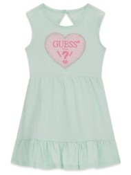 guess sl dress φορεμα παιδικο girl k6gk12k6yw4-g7fk lightgreen