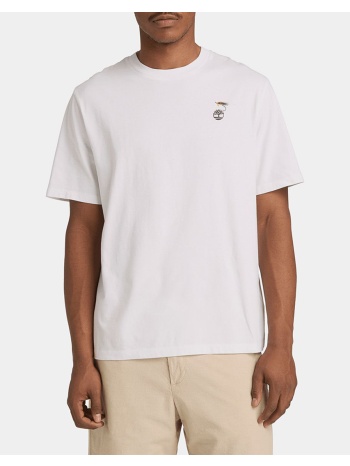 timberland slogan tee tb0a5m84-100 white σε προσφορά