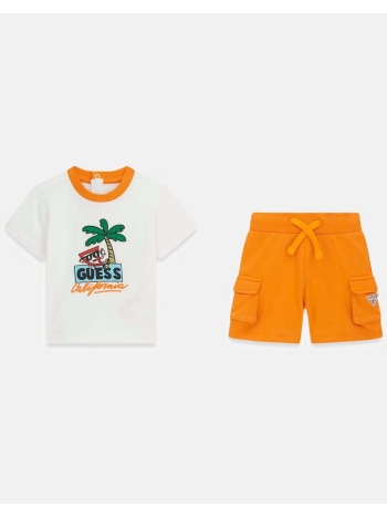 guess set ss t-shirt+terry shorts σετ παιδικο boy σε προσφορά