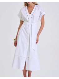 bill cost φορεμα 10-180367-0-λευκο white