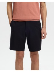 selected slmkarl-seersucker regular shorts noos 16092367-black black