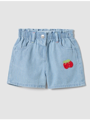 ovs y/d stripes short 2576660-medium blue denimlightblue