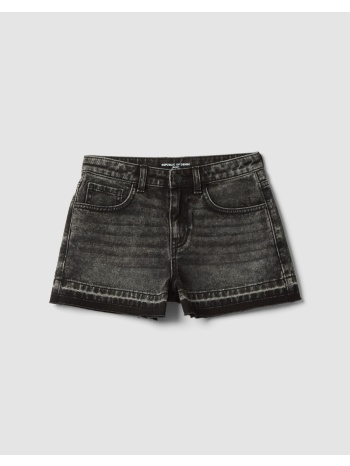ovs frayed hem denim 2657074-dark grey darkgray
