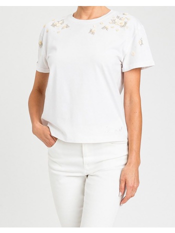 twinset μπλουζα 261tp202c-00059 offwhite σε προσφορά
