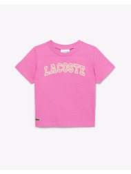 lacoste μπλουζα κμ tee-shirt ss 3tj6902-glh fuchsia