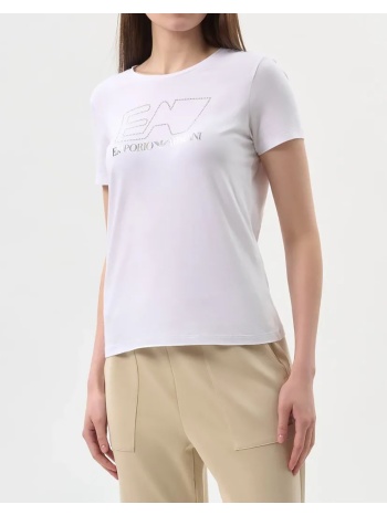 ea7 t-shirt 7w001094af10373-u0002 white σε προσφορά