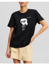 karl lagerfeld jeans ikon aquarelle k t-shirt a1w17130-999 black