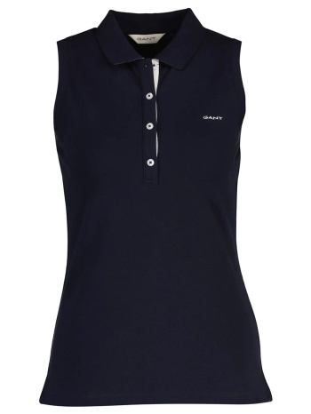 gant μπλουζα χμ contrast sleeveless pique polo σε προσφορά