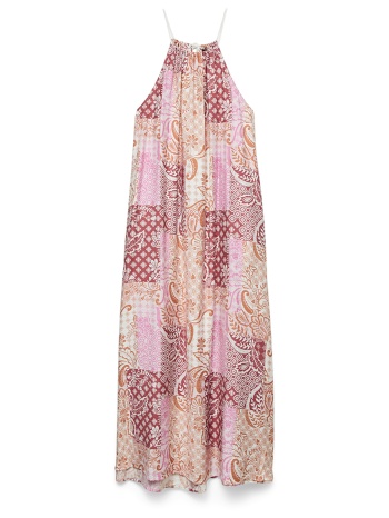 vero moda vmcille hilda halterneck 7/8 dress wvn σε προσφορά