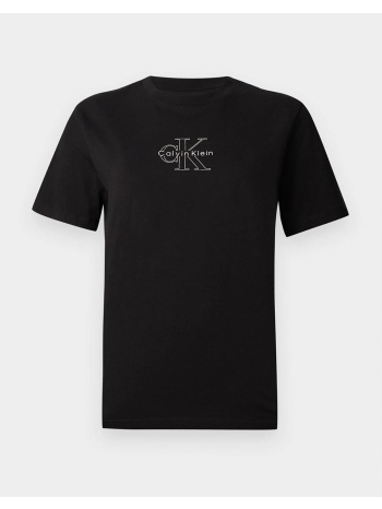 calvin klein jeans ss classic foil monologo tee new σε προσφορά