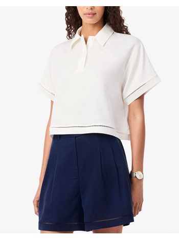 lacoste υποκαμισο κμ shirt ss 3cf0061-70v offwhite σε προσφορά