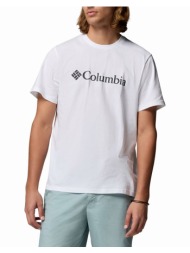 columbia ανδρική μπλούζα csc basic logo™ tee ce33-2155001-100 white