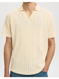 selected slhtravis ss polo 16101620-birch biege