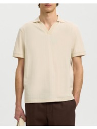 selected slhmilan ss polo 16101619-birch biege