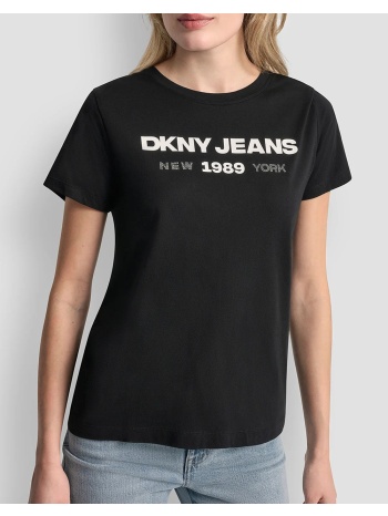 dkny dj6t1747 logo μπλουζακι κοντομανικο dkny dj6t1747-blw σε προσφορά