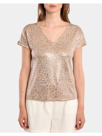 molly bracken ladies knitted tee la1270bep-beige biege σε προσφορά