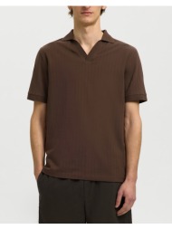 selected slhmilan ss polo 16101619-bracken brown