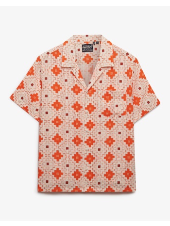 superdry d4 ovin beach printed s/s shirt πουκαμισο σε προσφορά