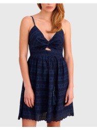 attrattivo φορεμα&ζωνη 100βαμβακι 9923560-mple darkblue