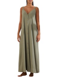 namaste φορεμα venta ss0826042-khaki khaki